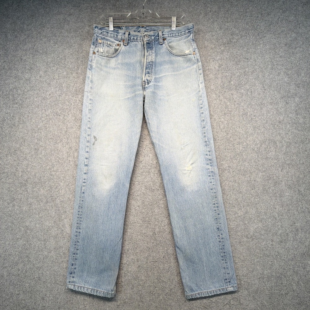 Vintage Levi's 501 Jeans Made in USA 33x38 (Fits 31x32) Straight Fit